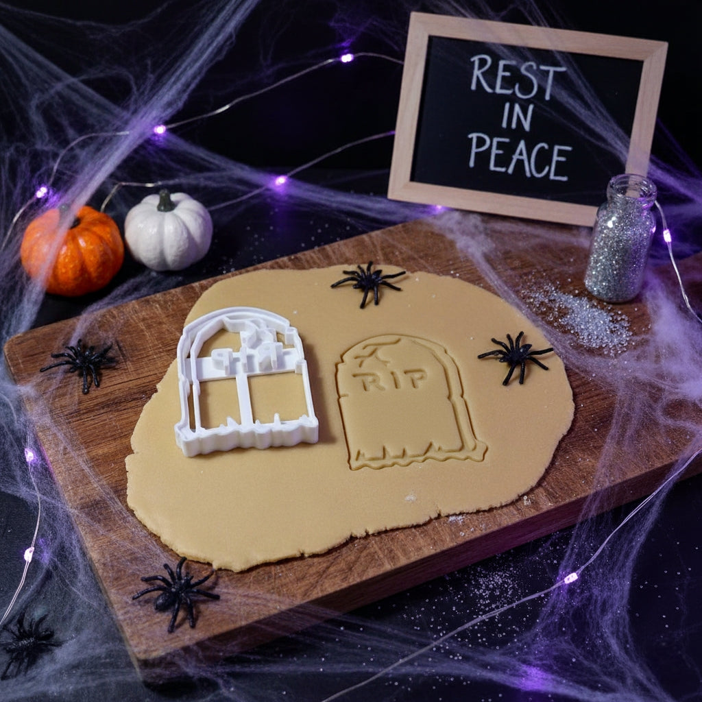 Halloween Gravestone Cookie Cutter – Cookie Cutter for Spooky Treats