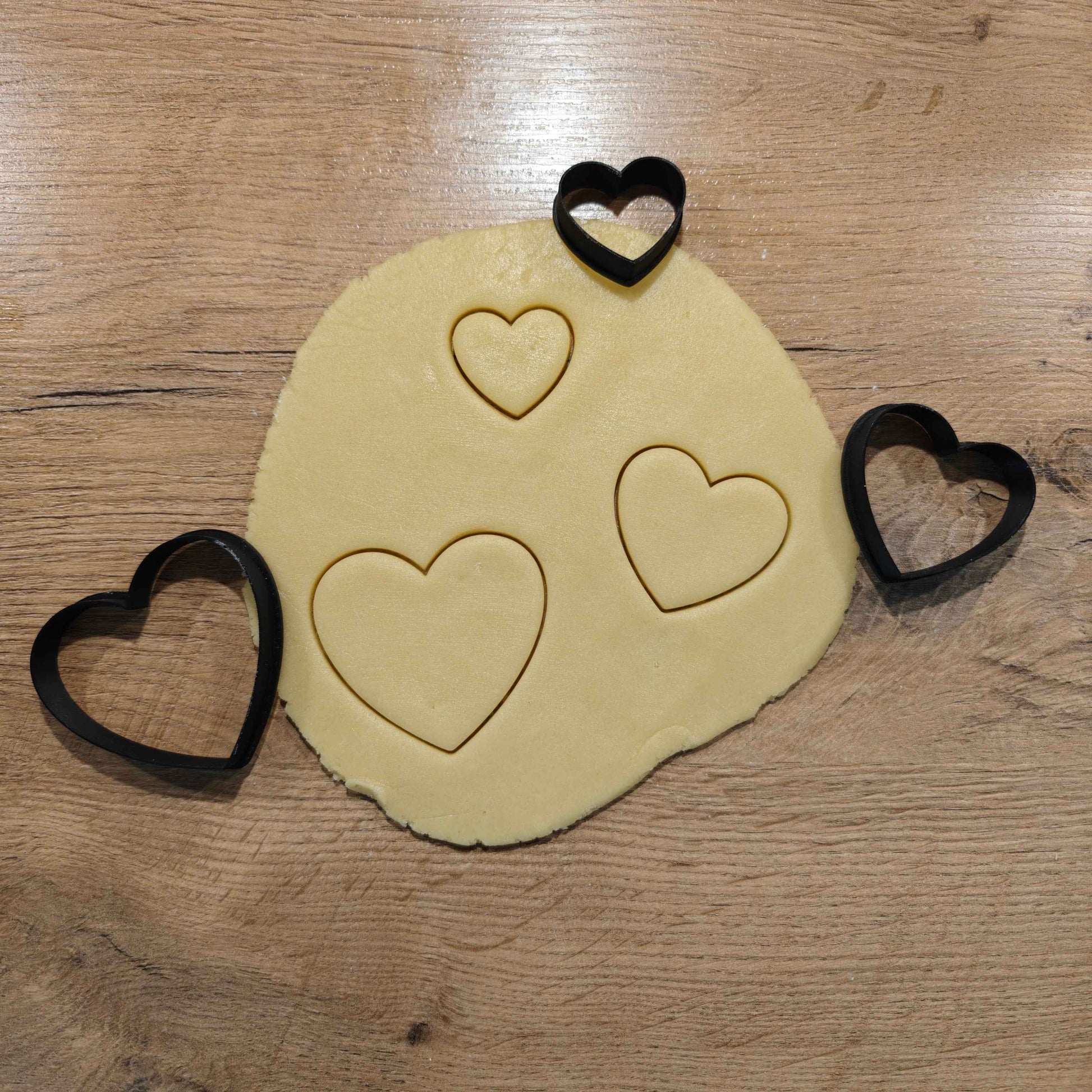 Herz Keksausstecher Set