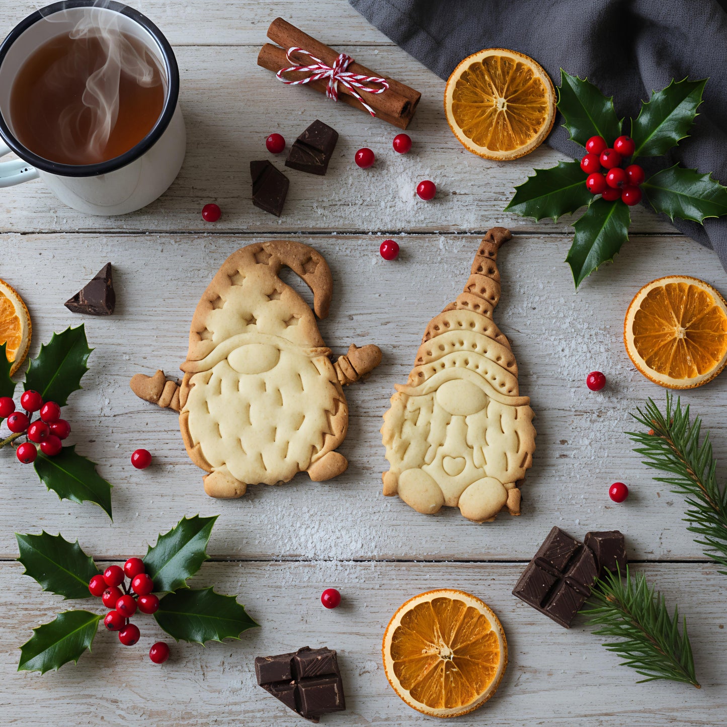Gnome cookie cutter, cookie cutter