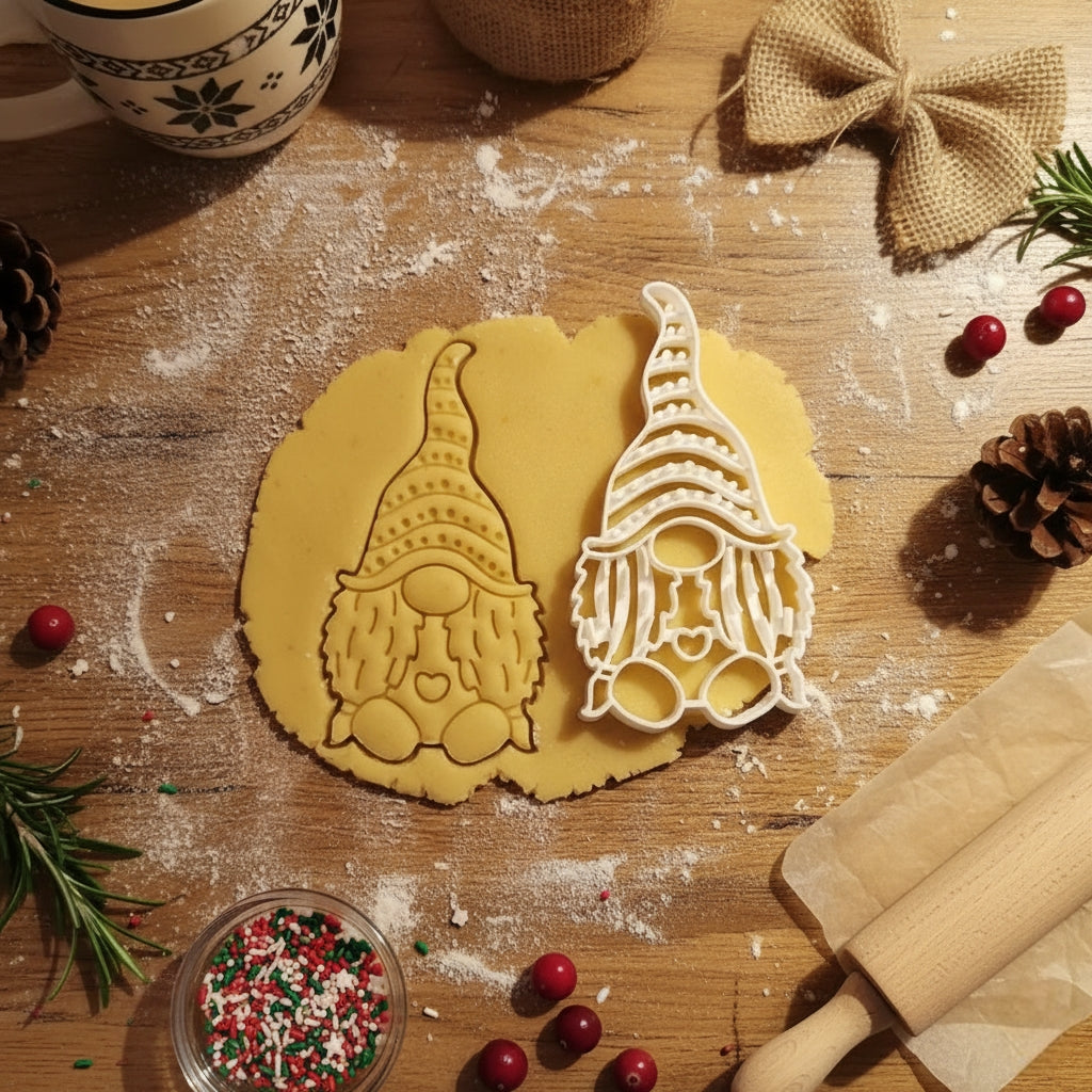 Gnome cookie cutter, cookie cutter