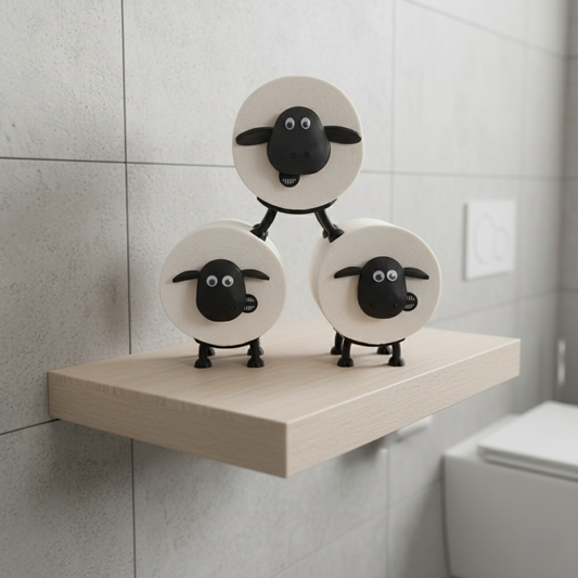 Schaf Toilettenpapierhalter - praktische Badezimmerdeko