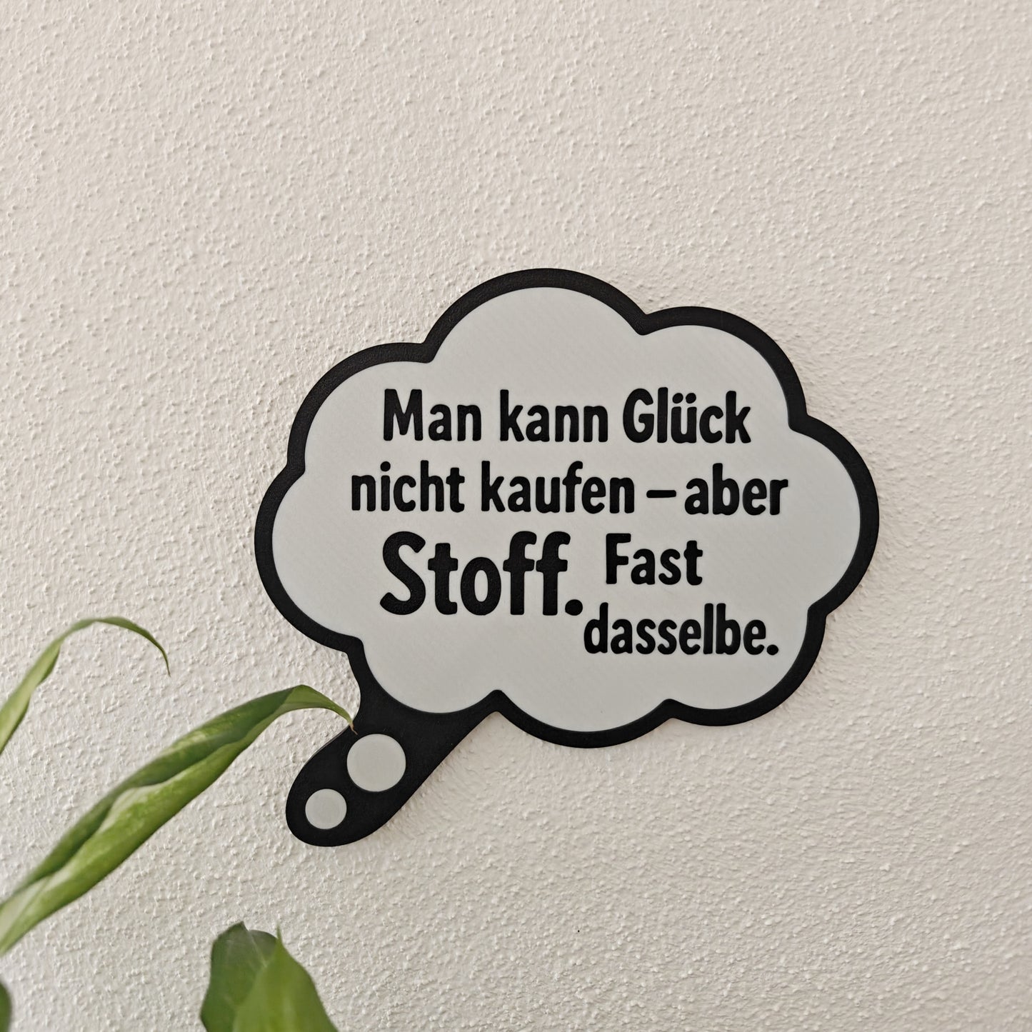Decorative sign with saying for seamstresses – Funny wall decoration for the sewing room – Gift for fabric lovers