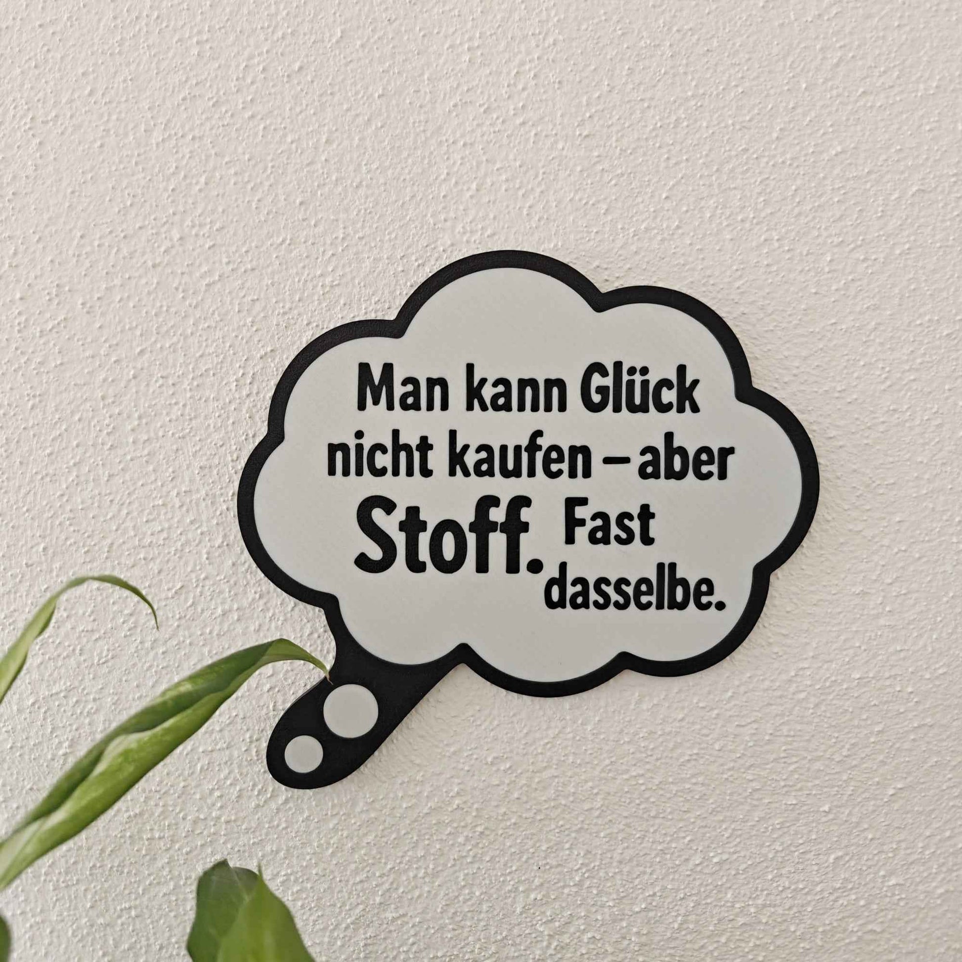 Deko Schild mit Spruch für Näherinnen – Lustige Wanddeko fürs Nähzimmer – Geschenk für Stoffliebhaber