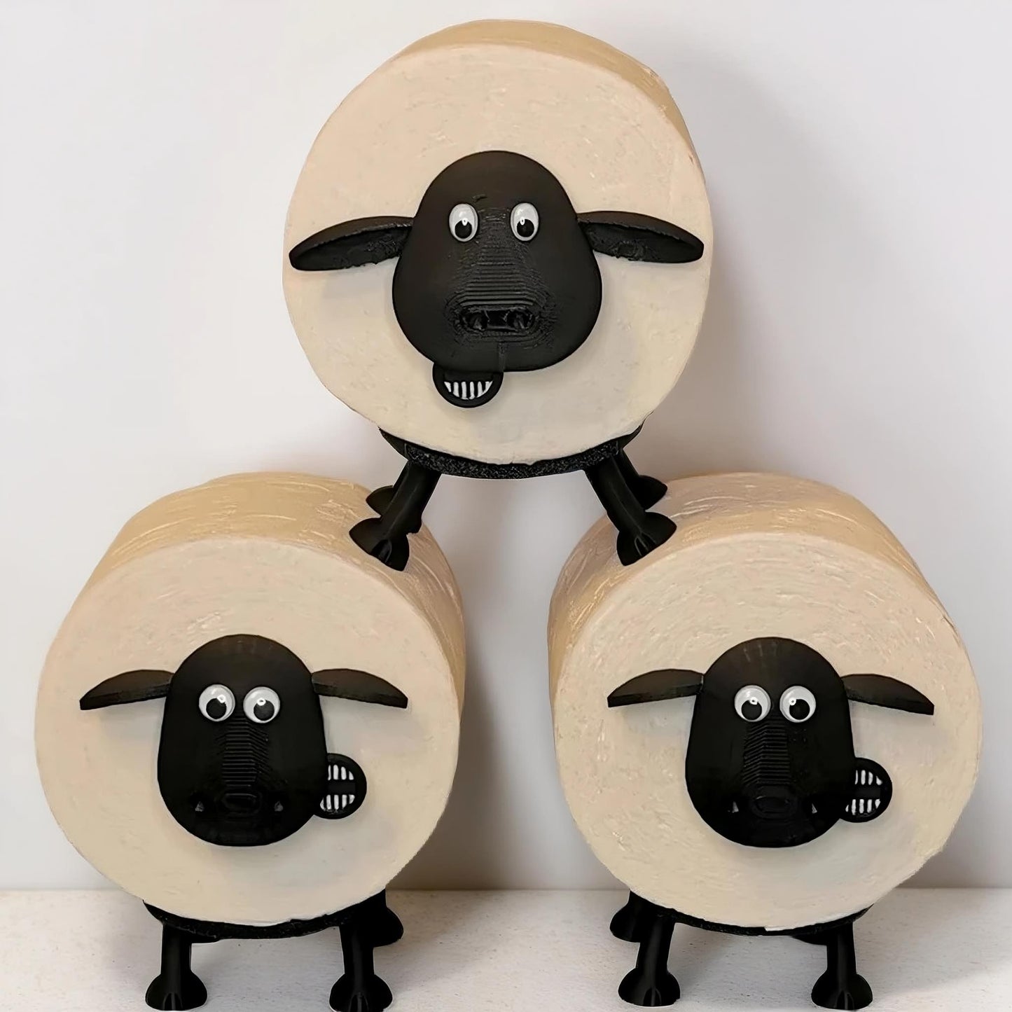 Sheep toilet paper holder
