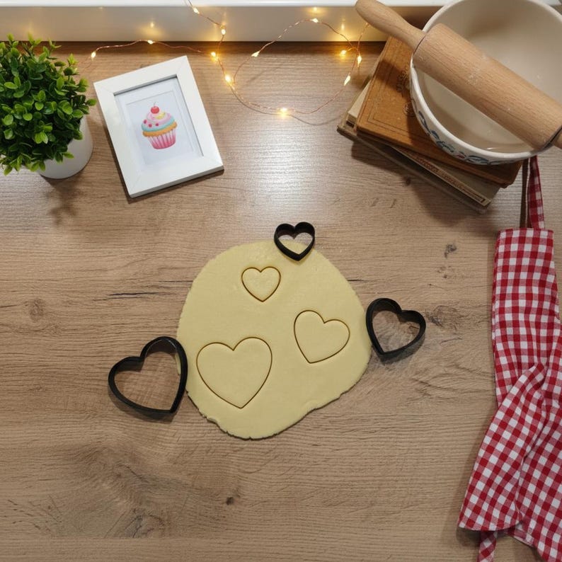 Herz Keksausstecher Set