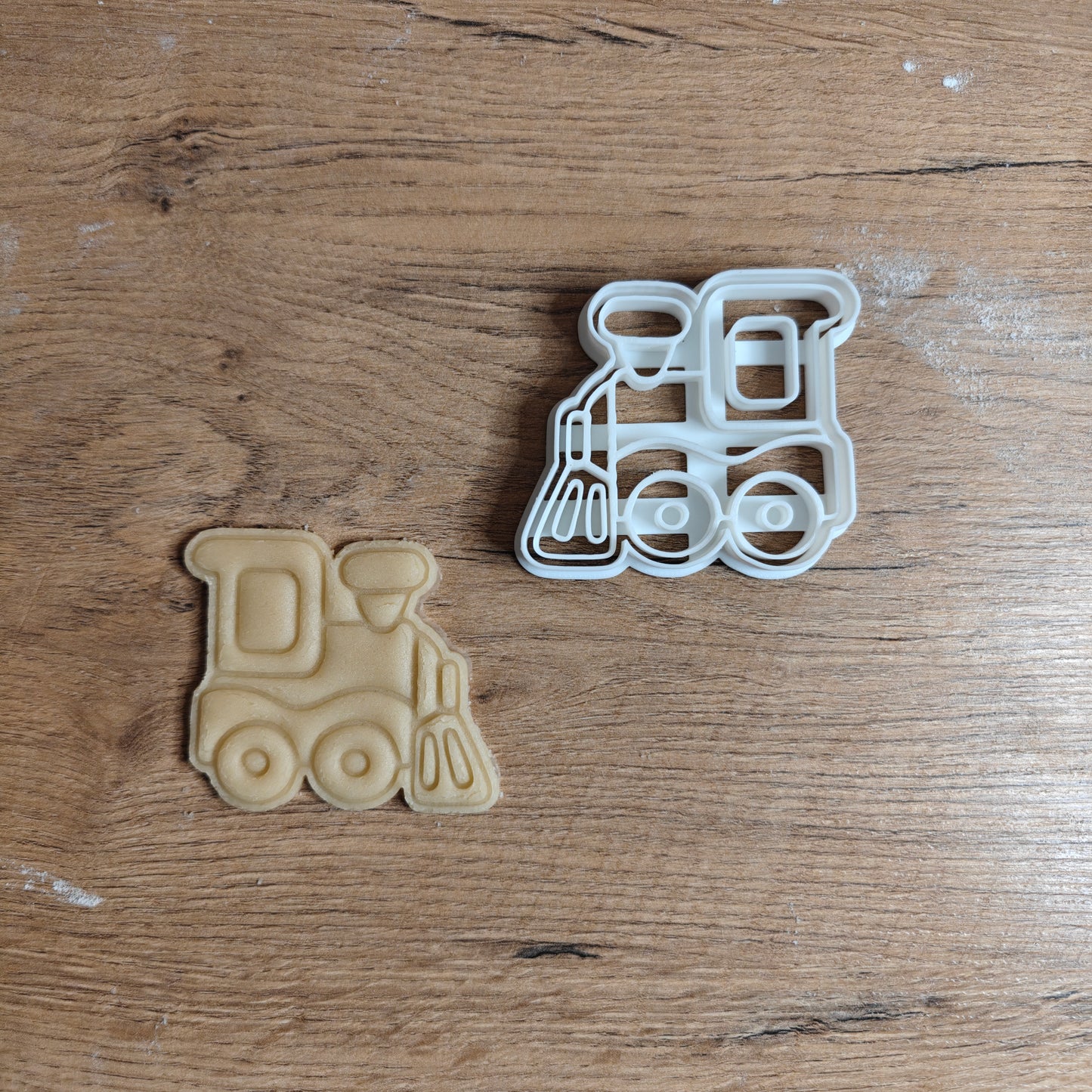 Locomotive cookie cutter, cookie cutter