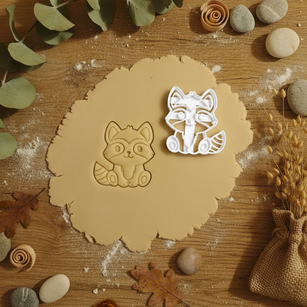 Waschbär Ausstechform, Keksausstecher