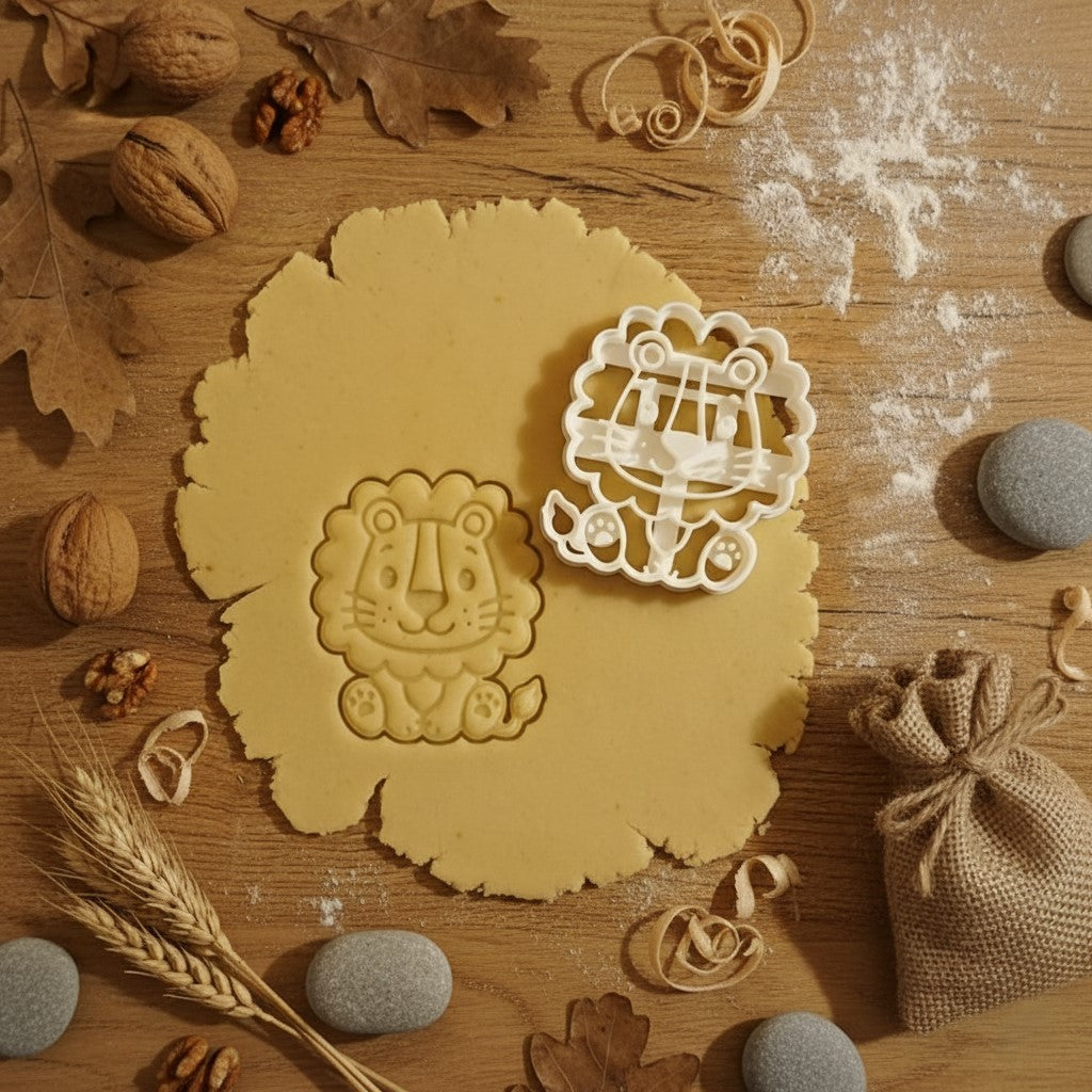 Löwe Keksausstecher für kreative Backideen – Ausstechform für schöne Kekse