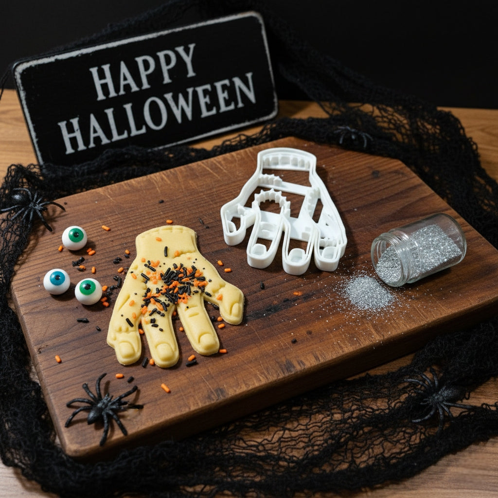 Halloween Ausstechform Zombiehand - Köstliche Kekse zaubern