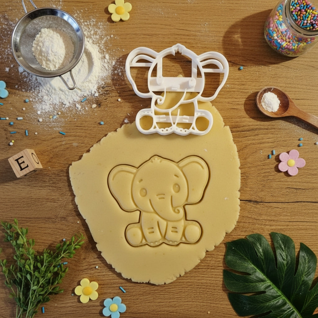 Elefant Ausstechform - Kreativer Keksausstecher für süße Leckereien