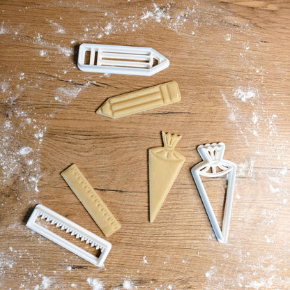 Einschulung Ausstechformen, Keksausstecher