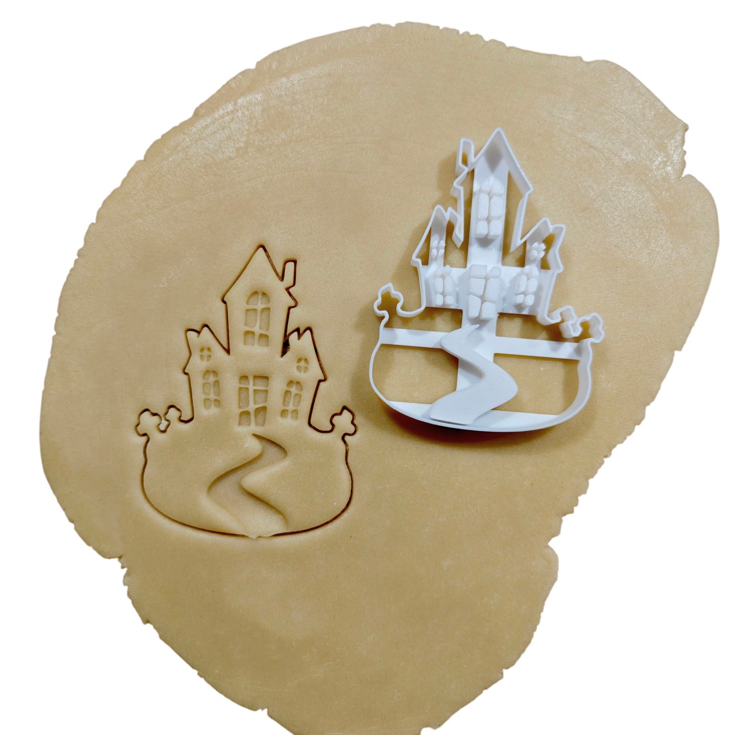 Halloween Ausstechform, Horrorhaus, für kreative Plätzchen und Dekoration