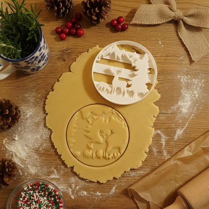 Hirsch Ausstechform für leckere Plätzchen – Hochwertiger Hirsch Keksausstecher