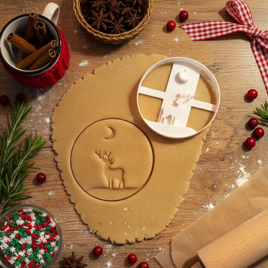 Hirsch Ausstechform für kreative Kekse und Backideen