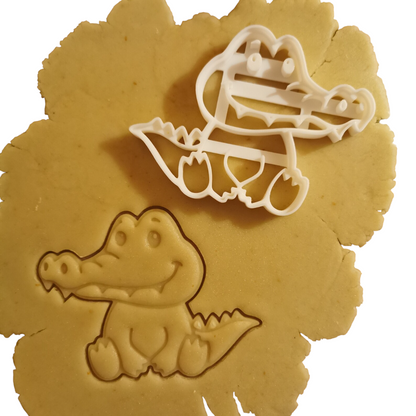 Krokodil Keksausstecher - Perfekte Ausstechform für kreative Kekse