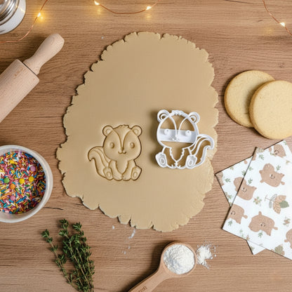 Streifenhörnchen Ausstechform, Keksausstecher