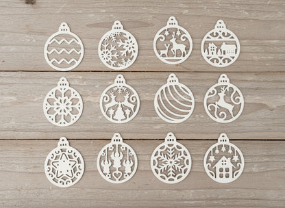 Weihnachtsbaum Dekoration, Set, 12-teilig