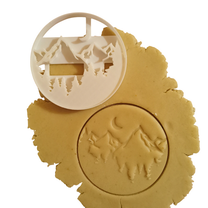 Berglandschaft Ausstechform, Keksausstecher